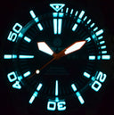 Master 2000 Day Date Swiss Auto Black Dial Classic Minute Marker Orange Hands