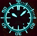 Master 2000 Day Date Swiss Auto Black Dial Inner Lume Ring Blue Hands