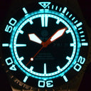 Master 2000 Day Date Swiss Auto Black Dial Inner Lume Ring Orange Hands
