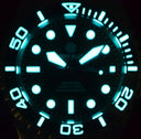 Master 2000 Day Date Swiss Auto Black Dial Round Hour Markers Blue Hands