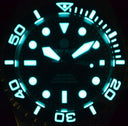 Master 2000 Day Date Swiss Auto White Dial Round Hour Markers Black Hands