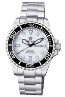 Master 2000 Day Date Swiss Auto White Dial Round Hour Markers Black Hands