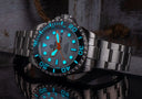 Master 2000 Day Date Swiss Auto White Dial Round Hour Markers Orange Hands