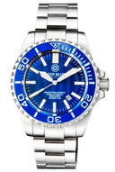 Master 2000 Daynight T-100 Tritium Swiss Automatic Diver Blue Bezel – Dark Blue Dial SS Case
