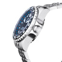 Master 2000 GMT Automatic Diver- Eta 2893-2 Swiss Made Movement Black/Blue Bezel � Blue GMT Hand