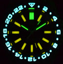 Master 2000 GMT Daynight T-100 Tritium Automatic Diver- Eta 2893-2 Swiss Made Movement Black/blue Bezel Black Dial Yellow GMT Hand Yellow Tubes