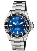 Master 2000 Swiss Automatic Diver Black – Blue Sunray Dial – Blue Hands