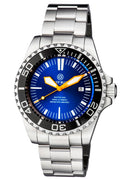 Master 2000 Swiss Automatic Diver Black – Blue Sunray Dial – Orange Hands