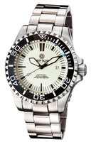 Master 2000 Swiss Automatic Diver – White-black -full Lume Dial