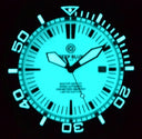 Master 2000 Swiss Automatic Diver – White-black -full Lume Dial