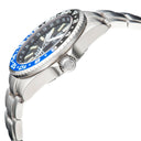Master 500 42mm Daynight T-100 Tritium GMT Automatic Diver- Eta 2893-2 Swiss Made Movement Black/blue Bezel – White GMT Hand
