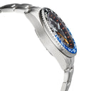 Master 500 42mm GMT Automatic Diver- Eta 2893-2 Swiss Made Movement Black/blue Bezel – White GMT Hand