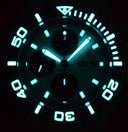 Master Chrono 7750 Automatic Diver White Black Subdials