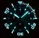 Master Chrono 7750 Automatic Diver White Blue Subdials