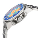 Master Chrono 7750 Automatic Diver Dial Black Dial Silver Subdials