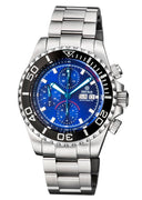 Master Chrono 7750 Automatic Diver Dial Dark Blue Sunray Dial