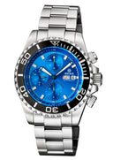 Master Chrono 7750 Automatic Diver Dial Light Blue Sunray Dial