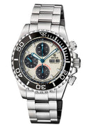 Master Chrono 7750 Automatic Diver White Lume Dial Black Subdials