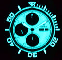 Master Chrono 7750 Automatic Diver White Lume Dial Black Subdials