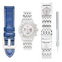 Mens USAF Thunderbirds Watch Chronograph With GMT Bracelet And Extra Strap