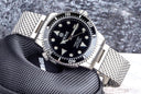 Mesh Stainless Steel OEM Custom Fit Brush Bracelet