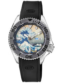 44mm Military Diver 300 Automatic - PVD Bezel Lume Wave Dial Strap