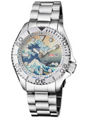Military Diver 300 Automatic - SS Bezel Lume Wave Dial Bracelet