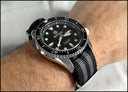 Military Diver 300 44mm Automatic � SS Diver Black Bezel - Black Dial Strap