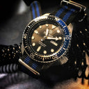 Military Diver 300 44mm Automatic – SS Diver Black/ Blue Bezel Black Dial Strap