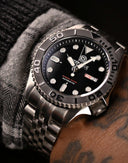Military Diver 300 Automatic – SS Diver Black Ceramic Bezel Black Dial Bracelet