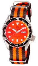 Military Diver 300 44mm Automatic – SS Diver Orange Sunray Dial Strap
