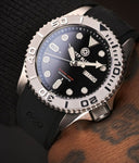 Military Diver 300 Automatic – SS Diver Silver Ceramic Bezel Black Dial