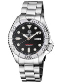 Military Diver 300 Automatic – SS Diver Silver Ceramic Bezel Black Dial Bracelet