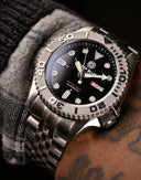 Military Diver 300 Automatic – SS Diver Silver Ceramic Bezel Black Dial Bracelet