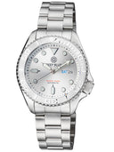 Military Diver 300 Automatic – SS Diver Silver Ceramic Embossed Bezel Silver Dial Bracelet