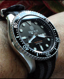 Military Diver 40mm Black Bezel - Black Dial - Automatic Diver