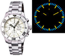 Daynight Recon 7750 Valjoux Tritium T-100 White