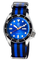 Military Diver 300 Automatic – SS Diver Black Bezel-light Blue Dial
