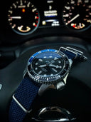 Military Diver 300 Automatic � SS Diver Black/Blue Bezel Black Dial