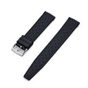 Hydro 91 Natural Rubber Trpx Vintage Pattern Strap 22mm Dark Blue
