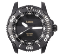 Lumex 43mm Diver Solar Powered PC Tritium Watch-Black/White Bezel - White Numbers White Hands 3 Color Tritium Tubes � St