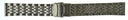 Ricebeads Style Straight End Universal Fit 22mm Stainless Steel Bracelet