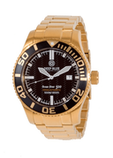 Ocean Diver 500 Ip Gold - Black Dial/ White Hands