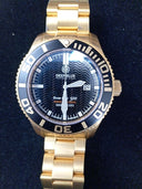 Ocean Diver 500 Ip Gold - Black Dial/ White Hands