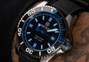 Ocean Diver Collection Black/blue Ceramic Bezel - Black/blue Dial Strap