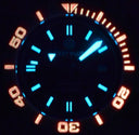 Ocean Diver Swiss Automatic Collection White/red Ceramic Bezel - Black/red Dial Bracelet