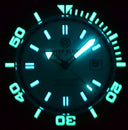 Ocean Diver Collection White/blue Ceramic Bezel - White/blue Dial Strap