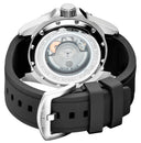 Ocean Diver Swiss Automatic Collection White/Orange Ceramic Bezel - Black/Orange Dial Strap