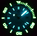 Ocean Diver Swiss Automatic Collection White/yellow Ceramic Bezel - White/yellow Dial Bracelet