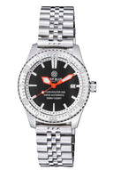 Ocean Master 500 40mm Swiss Automatic Inner Ring Stick Hour Marker Orange Hands Bracelet